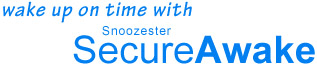 Wake up on time with Snoozester SecureAwake